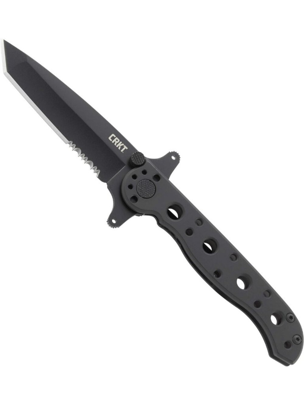 Outdoor Folding Knife with Frame Lock, Black Blade, Tactical EDC Tool, Survival